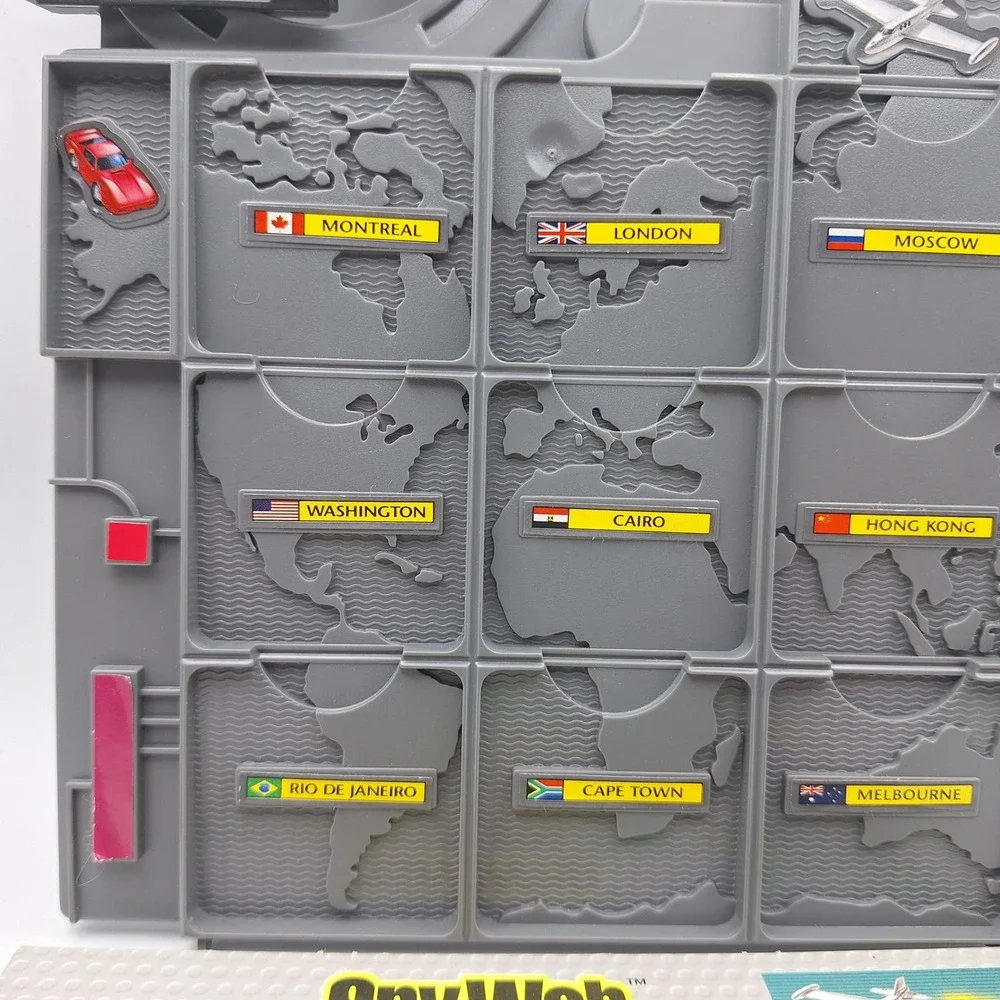 Hasbro Pink Spy Web Control Board Game‎ 1997 Vintage Replacement Interactive Map